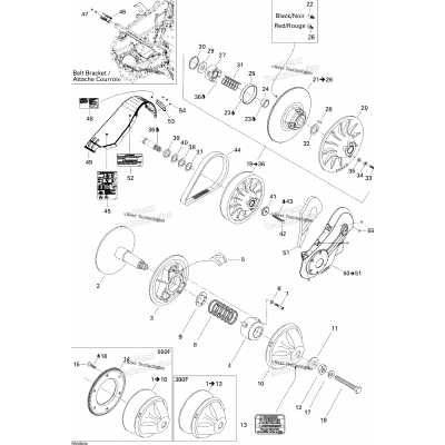 Pulley System Mx Z 550F