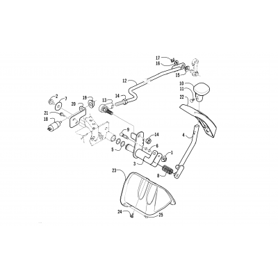 REVERSE SHIFT LEVER ASSEMBLY