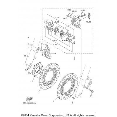 Front Brake Caliper