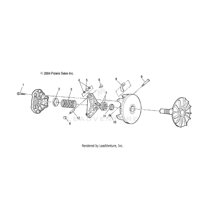 DRIVE CLUTCH - A06CD32AA/AB/AC (4994139413C07)