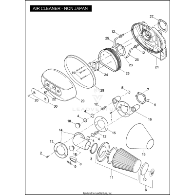 AIR CLEANER - NON JAPAN