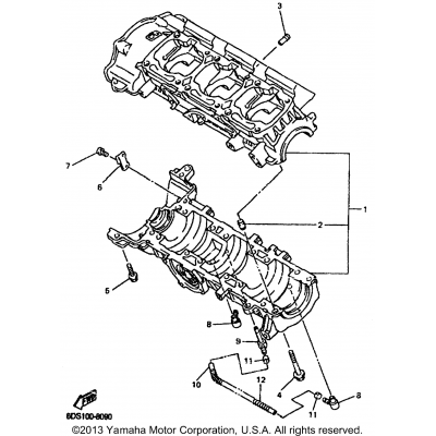 Crankcase For Mm700