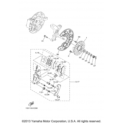 Front Brake Caliper