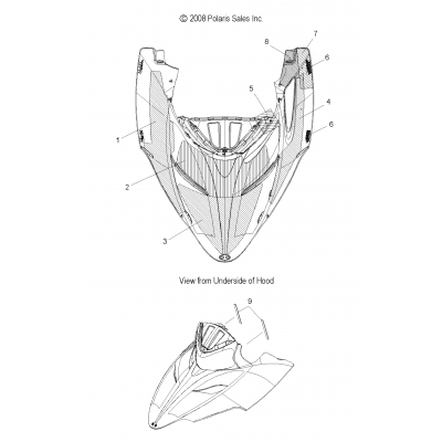 Body, Hood Foam & Foil