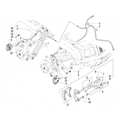 HYDRAULIC BRAKE ASSEMBLY