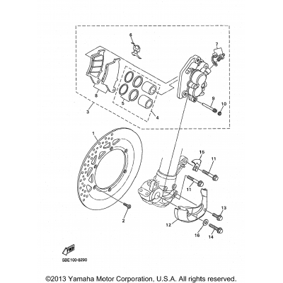 Front Brake Caliper