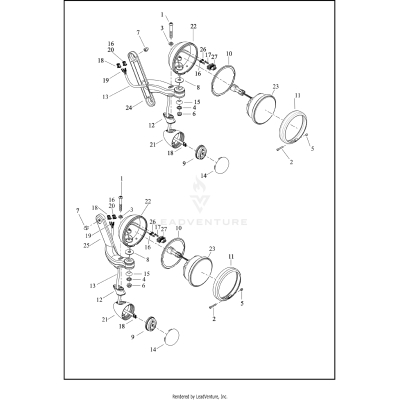 AUXILIARY/FOG LAMPS AND TURN SIGNALS, FRONT - (AUSTRALIA, CANADA, DOMESTIC)