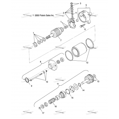 Engine, Starting Motor