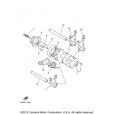 Shift Cam Fork