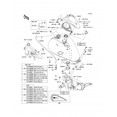 Fuel Tank(3/3)(D8F∼DAF)