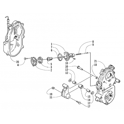 DROPCASE CHAIN TENSION ASSEMBLY (OPTIONAL)