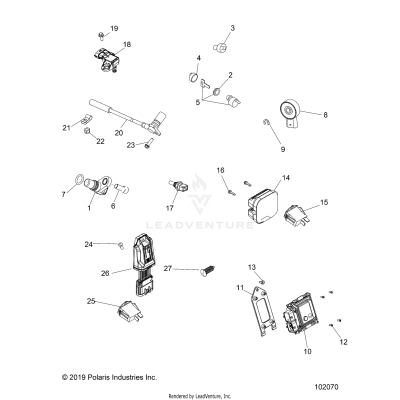 ELECTRICAL, SWITCHES, SENSORS and ECM - A20SDE57F1/S57C5/E5 [102070]