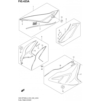 FUEL TANK COVER