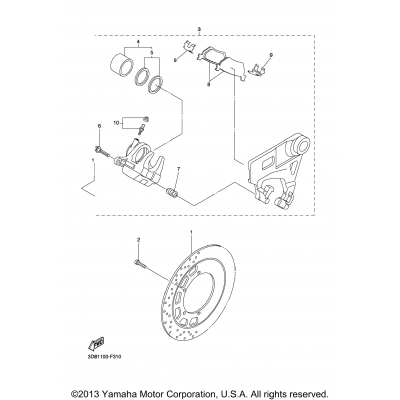 Rear Brake Caliper