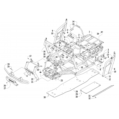 FRAME AND RELATED PARTS