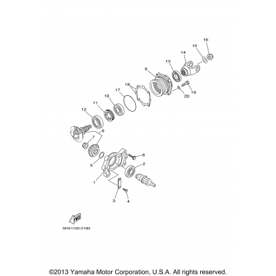 Middle Drive Gear