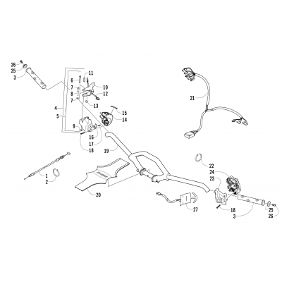 HANDLEBAR AND CONTROLS