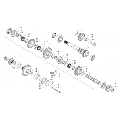 SECONDARY TRANSMISSION ASSEMBLY