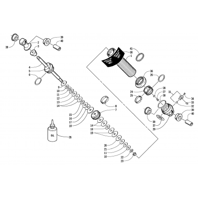 FRONT SUSPENSION SHOCK ABSORBER