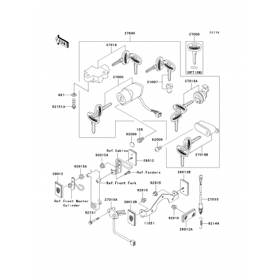 Ignition Switch/Locks/Reflectors