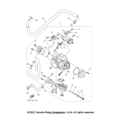 THROTTLE BODY ASSY 1