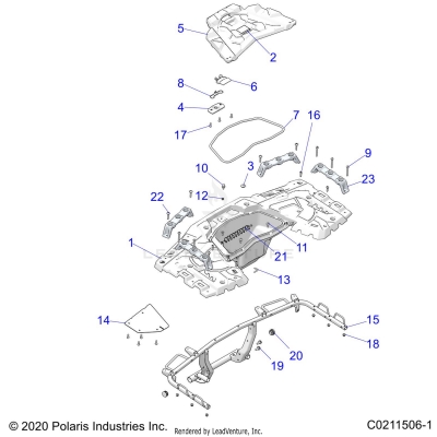 BODY, REAR RACK - A24SXD95A9 (C0211506)