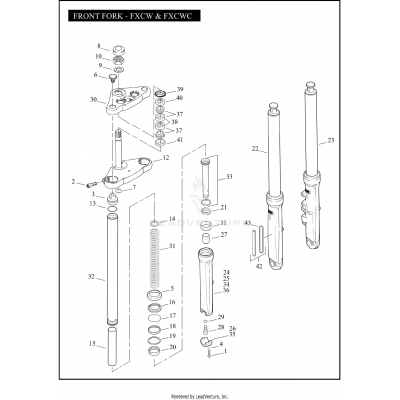 FRONT FORK - FXCW & FXCWC