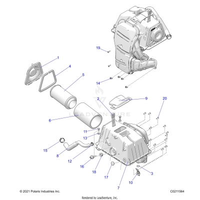 ENGINE, AIR INTAKE - A25SGE95CT/ET (C0211564)