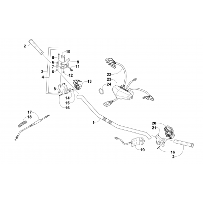 HANDLEBAR AND CONTROLS