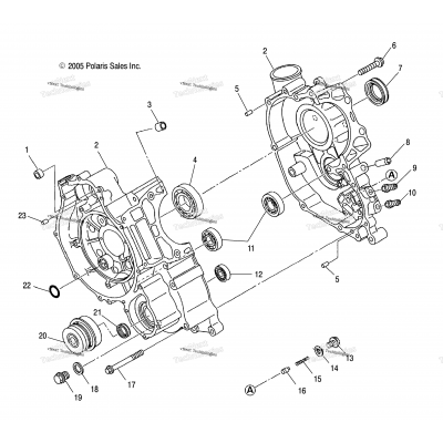 Crankcase /Ax/Ay/Az/Al/At