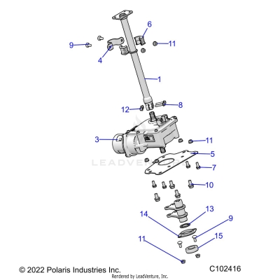STEERING POST - A25SDZ57AP (C102416)