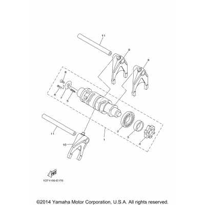 Shift Cam Fork