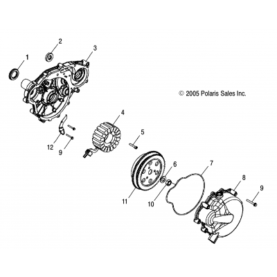 Engine, Stator & Flywheel