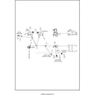 WIRING HARNESS, MAIN, NON-ABS - FLHX (2 OF 8)