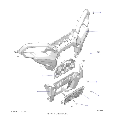 BODY, FRONT BUMPER COVER - A25SDE57C2/G2/E2 (C102660)
