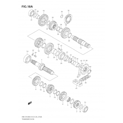 TRANSMISSION (RM-Z450 L1)