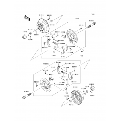 Front Hubs/Brakes