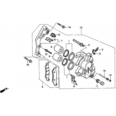 FRONT BRAKE CALIPER