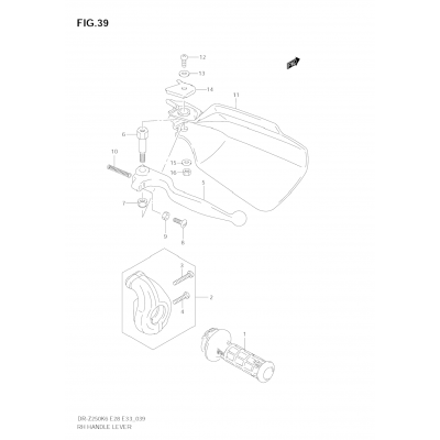 RH HANDLE LEVER