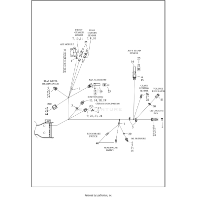 WIRING HARNESS, MAIN, ABS - FLHP (7 OF 9)