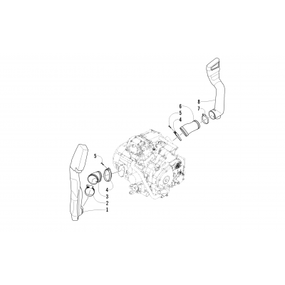 CASE/BELT COOLING ASSEMBLY