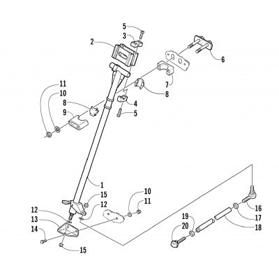 STEERING POST ASSEMBLY