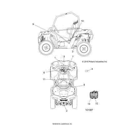 BODY, DECALS - A17DAA57F5 [101087]