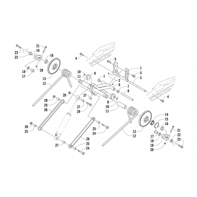 REAR SUSPENSION REAR ARM ASSEMBLY