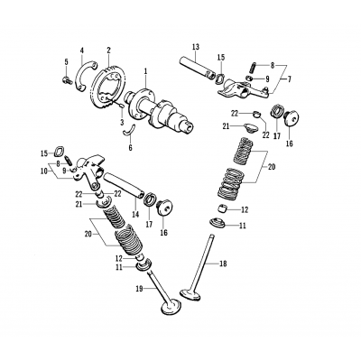 CAMSHAFT/VALVE ASSEMBLY