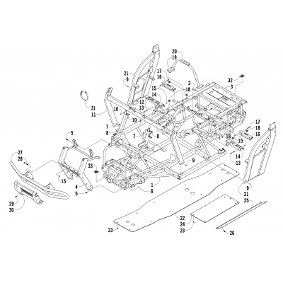 FRAME AND RELATED PARTS