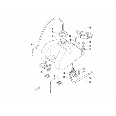 GAS TANK ASSEMBLY