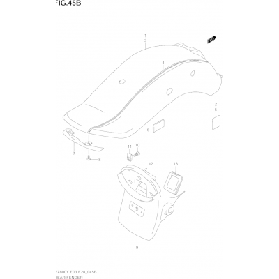 REAR FENDER (MODEL Y)