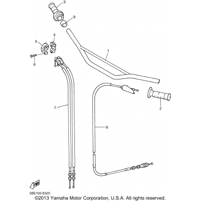 Steering Handle Cable