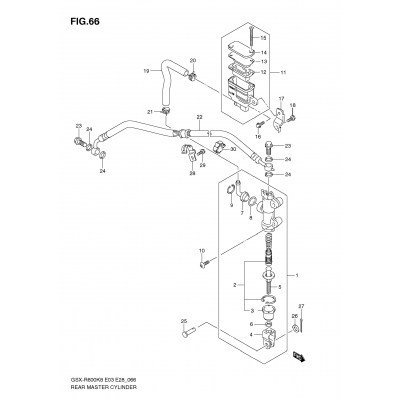 REAR MASTER CYLINDER